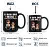 A Man And His Dog 3D Effect Christmas - Personalized Black Mug