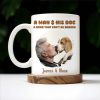 A Man And His Dog Bond That Can't Be Broken - Personalized Custom Coffee Mug - PET082_MG