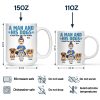 A Man And His Dogs A Bond That Can't Be Broken - Personalized Mug