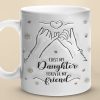 A Mom Is A Daughter's First Friend - Family Personalized Custom 3D Inflated Effect Printed Mug - Gift For Mom, Daughter
