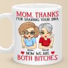 A Mother Is The Truest Friend We Have - Family Personalized Custom Mug - Gift For Mom, Daughter