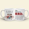 A Mother With All Sons Will Be Surrounded By Handsome Men-Personalized Coffee Mug- Gift For Mom- Gift For Son- Mom Coffee Mug