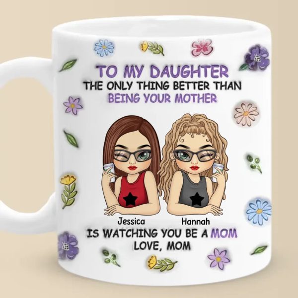 A Mother's Love Is The Purest Form Of Magic - Family Personalized Custom 3D Inflated Effect Printed Mug - Gift For Mom, Daughter