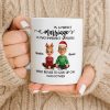 A Perfect Marriage, Cartoon Couple In Christmas Attire - Personalized Custom Coffee Mug - CPL978_MG