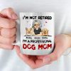 A Professional Dog Mom - Dog Personalized Custom Mug - Appreciation, Retirement Gift For Coworkers, Work Friends, Colleagues, Family Members, Pet Owners, Pet Lovers