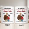 A Relationship Where One Is Always Right With Cartoon Couple - Personalized Custom Coffee Mug - CPL1337_MG