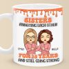 A Sibling Is Both Your Mirror And Your Opposite - Family Personalized Custom 3D Inflated Effect Printed Mug - Gift For Siblings, Brothers, Sisters