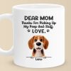 A Special Thanks From Your Fur Baby - Dog Personalized Custom Mug - Gift For Pet Owners, Pet Lovers