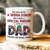 A Sperm Dad Family Gift Mug Funny White Mug