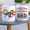 A Sperm Dad Family Gift Mug Funny White Mug
