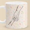 A Sweet Way To Celebrate The Bonds That Hold You Together - Family Personalized Custom Mug - Mother's Day Gift For Mom, Grandma