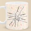 A Sweet Way To Celebrate The Bonds That Hold You Together - Family Personalized Custom Mug - Mother's Day Gift For Mom, Grandma