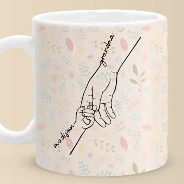 A Sweet Way To Celebrate The Bonds That Hold You Together - Family Personalized Custom Mug - Mother's Day Gift For Mom, Grandma