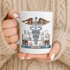 A Thoughtful Gift Celebrating Medical Dedication - Personalized Custom Coffee Mug - DOC070_MG
