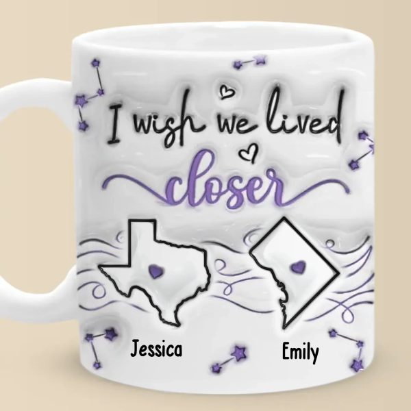 A True Friend Is One Soul In Two Bodies - Bestie Personalized Custom 3D Inflated Effect Printed Mug - New Arrival, Christmas Gift For Best Friends, BFF, Sisters AMZ