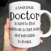 A Truly Great Doctor Is Hard To Find, Medical Uniform and Stethoscope - Personalized Custom Coffee Mug - DOC011_MG