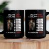 A Warrior Of Christ With Name Letter In Bible Gift For Him - Personalized Mug