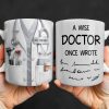 A Wise Doctor Once Wrote Medical Essentials - Personalized Custom Coffee Mug - DOC096_MG