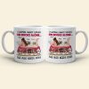 A Woman Cannot Survive On Books Alone, Girl Reading Book Dog White Mug
