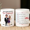 Abso-Bloomin-LutelyThe Best Boyfriend, Personalized Boyfriend Award Coffee Mug, Upload Photo