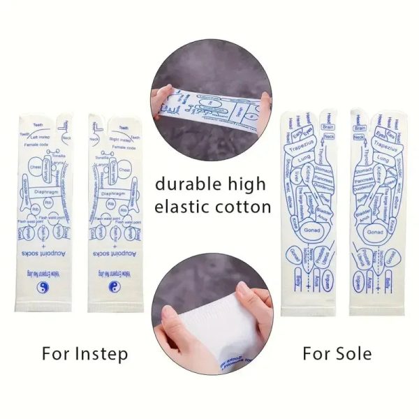 Acupressure Reflexology Socks With Massage Stick