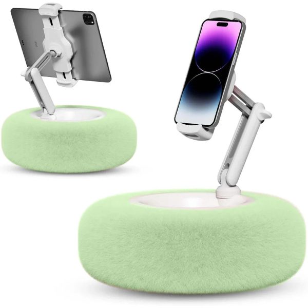 Adjustable Plush Pillow Tablet & Phone Stand For Live Streaming & Video Chat