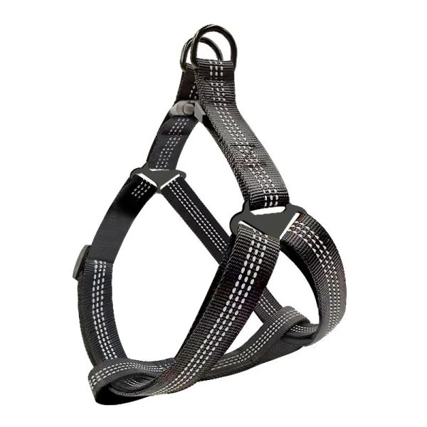 Adjustable Reflective Y-Harness Leash for Dogs