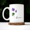 Admire The Beauty Of Pansies Every Morning - Personalized Custom Coffee Mug - CP001_MG