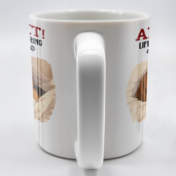 Admit It Life Would Be Boring Without Me, Paw Prints - Personalized Custom Coffee Mug - PET118_MG