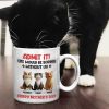 Admit It Life Would Be Boring Without Us, Funny Cartoon Cat Personalized Mug, Gift for Cat Mom, Cat Dad