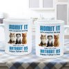 Admit It Life Would Be Boring without us Personalized Mug, Funny Father's Day Gift for Cat Dads