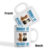 Admit It Life Would Be Boring without us Personalized Mug, Funny Father's Day Gift for Cat Dads