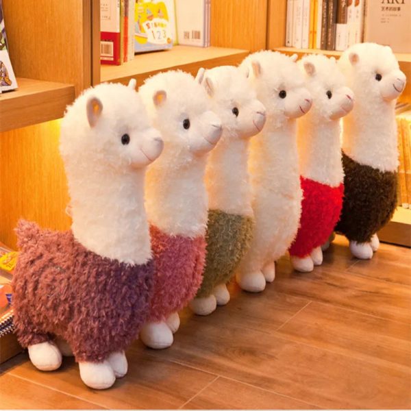 Adorable 25cm Alpaca Plush Toy - Soft Cotton Doll in 6 Colors