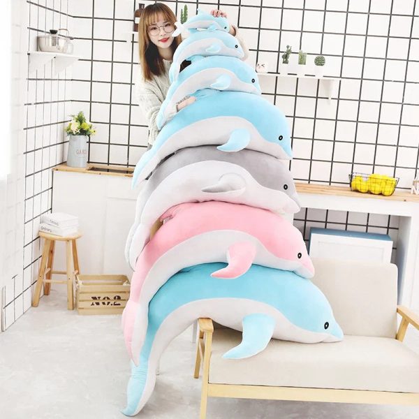 Adorable 30cm Dolphin Plush Toy - Soft, Cute, Perfect for Kids' Decor!