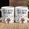 Adorable Dog-Themed Ceramic Mug, Adding Warmth and Joy to Your Day