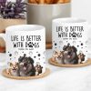 Adorable Dog-Themed Ceramic Mug, Adding Warmth and Joy to Your Day