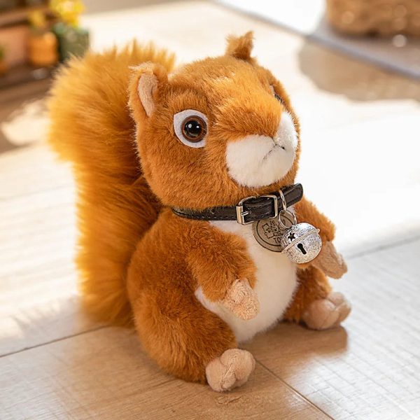 Adorable Realistic Squirrel Plush Toy - Soft, Furry, Perfect Gift!