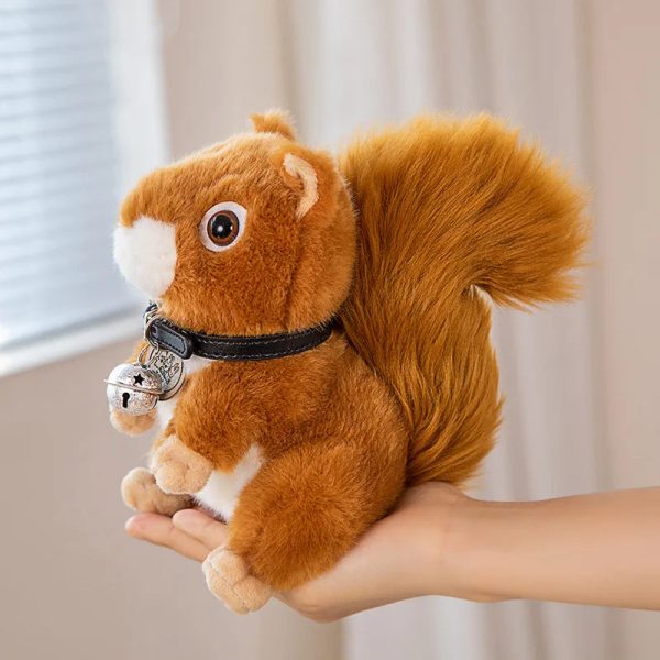 Adorable Realistic Squirrel Plush Toy - Soft, Furry, Perfect Gift!