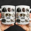Adventure Awaits, Customize With Icons Of Travel And Aviation - Personalized Custom Coffee Mug - JBS124_MG