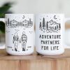 Adventure Partners For Life Camping Couple Gift - Personalized Mug
