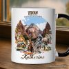 Adventurous Zion National Park Personalized Mug, Utah Scenic Landmarks Gift and Souvenir with Custom Name