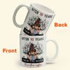 After 10 Years You're Still Hotter Than This Coffee - Personalized Mug - Anniversary Gifts For Her, Wife, Girlfriend