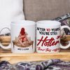 After 10 Years You're Still Hotter Than This Coffee, Personalized Mug, Valentine Gifts, Couple Gifts, 131211