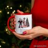 Ahoy! It's Christmus! Popeye and Olive Personalized Mug, Vintage Sailor Christmas Gift with Custom Name