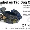 AirTag Dog Collar with Handle, Tactical Dog Collar for Large Medium Dogs