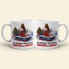 All Because Two People Swiped Right, Personalized Coffee Mug, Christmas Gifts For Couple