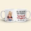 All Because Two People Swipped Right, Personalized Mug, Gift For Couple