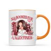 All Booked For Valentines Personalized Mug, Personalized Valentine's Gift For Book Lover