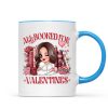 All Booked For Valentines Personalized Mug, Personalized Valentine's Gift For Book Lover