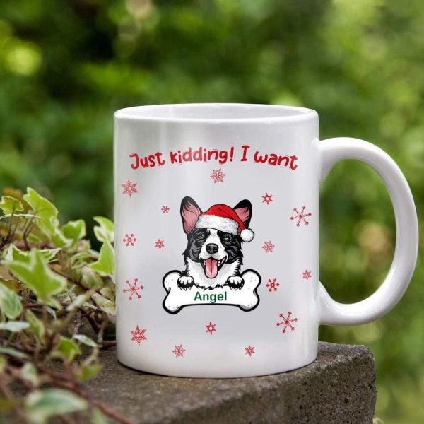 All I Want For Christmas Dog Coffee Mug, HN590